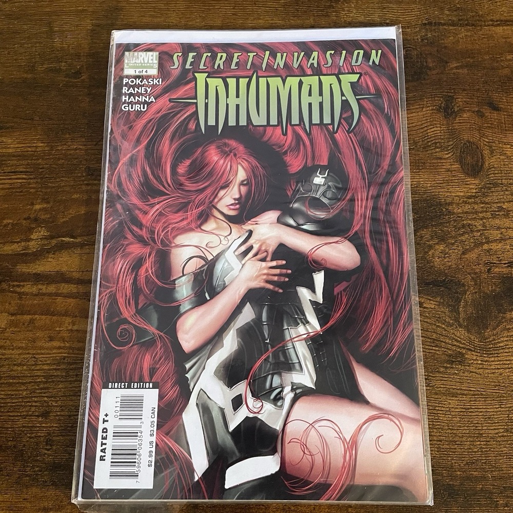 ✅Secret Invasion Inhumans #1 Vol 1 2008 Marvel Comics Medusa Comic Book #️⃣0039